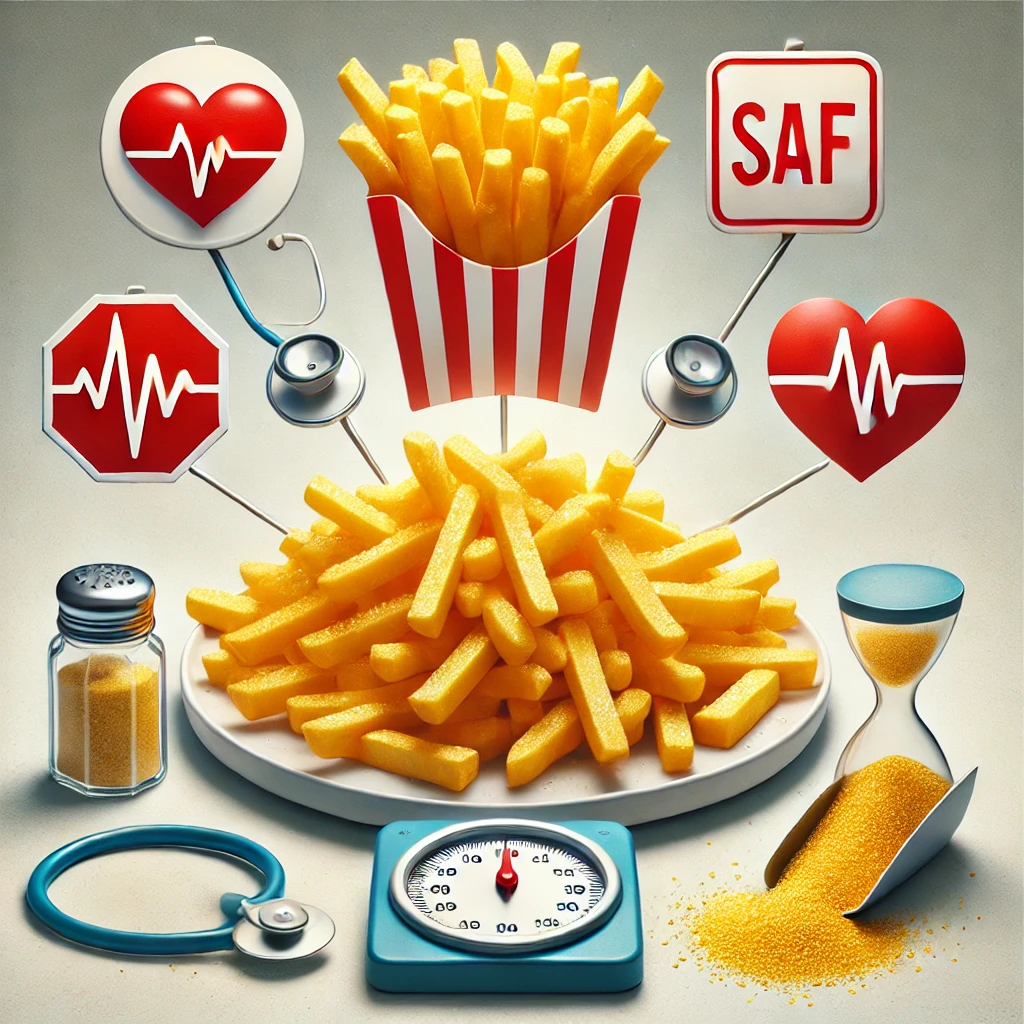 Zdravotní rizika časté konzumace smažených hranolků z rychlých občerstvení