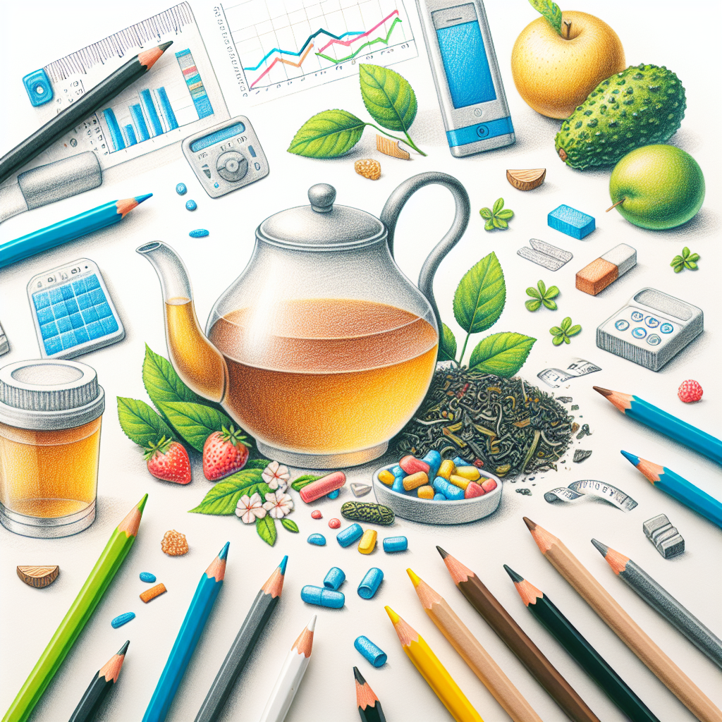 Pastelková ilustrace znázorňující téma: Zdraví a výživa