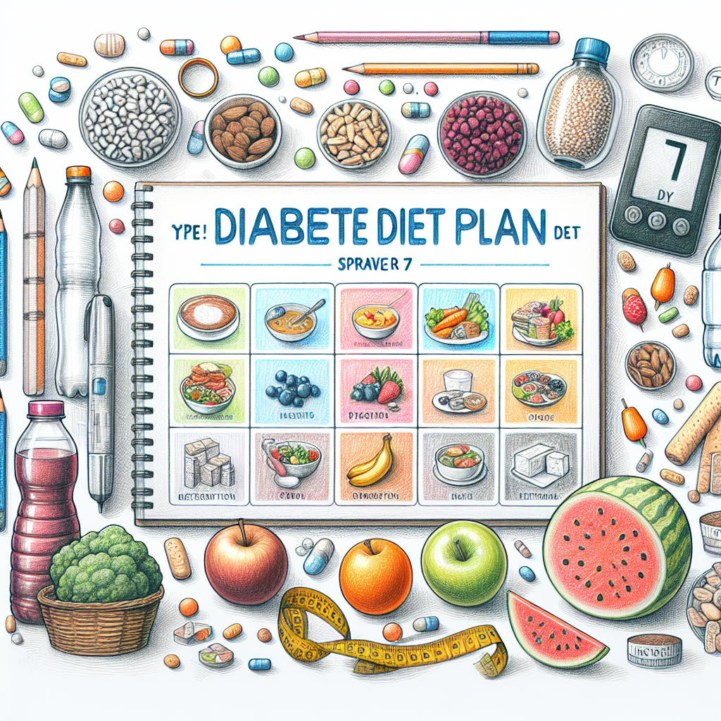 Jídelníček pro cukrovku II. typu: 7denní plán