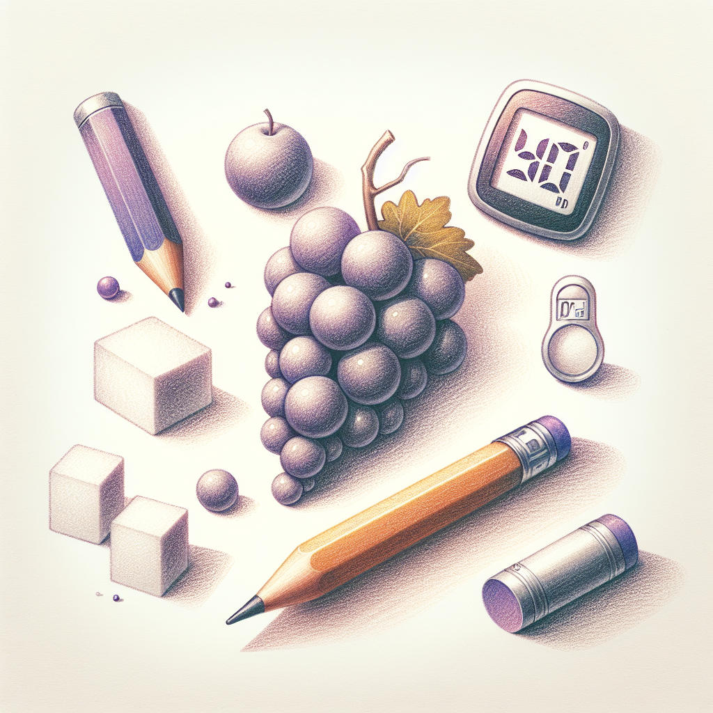 Pastelková ilustrace znázorňující téma: Cukrovka