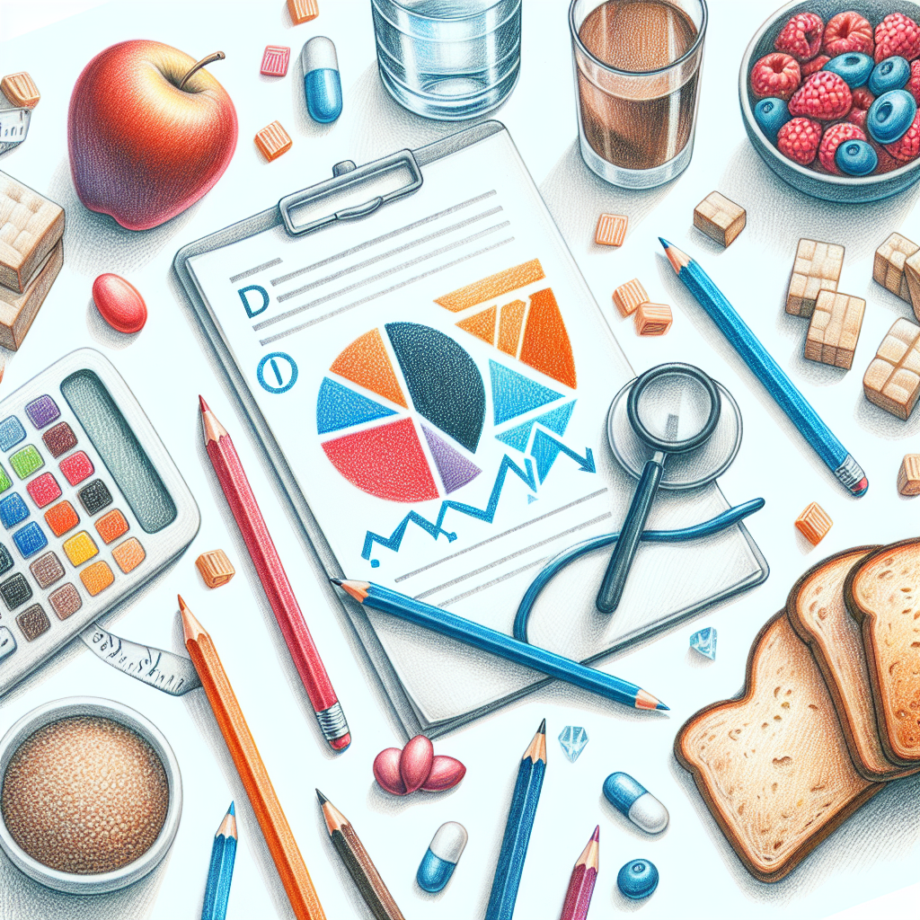 Pastelková ilustrace znázorňující téma: Výživa a zdraví