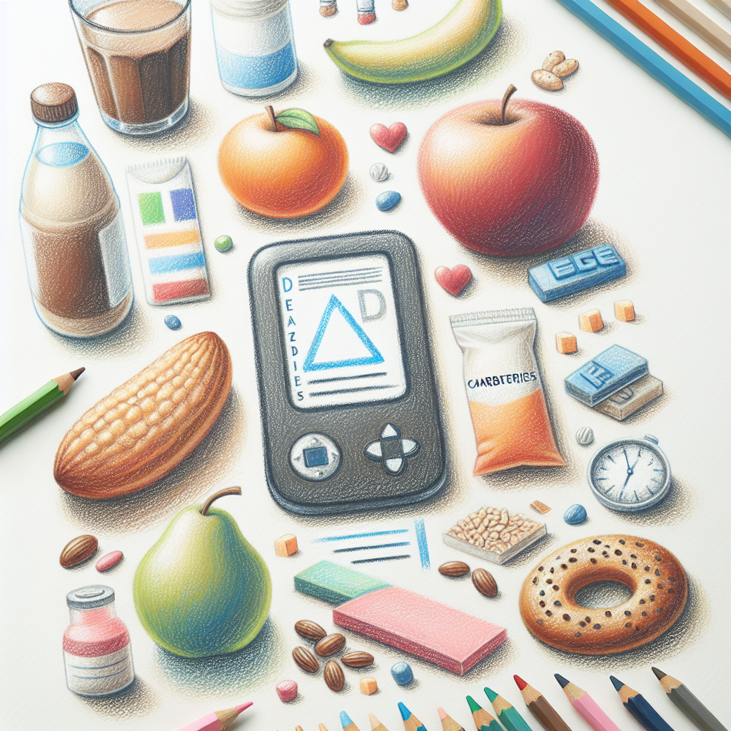 Pastelková ilustrace znázorňující téma: Výživa