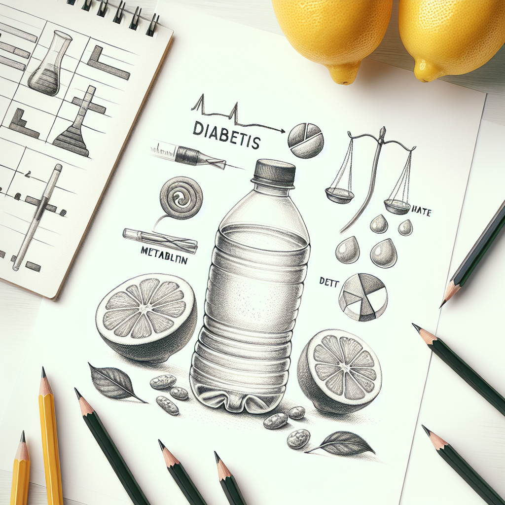 Voda s citronem a její přínosy pro diabetiky