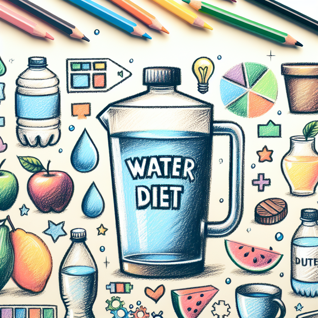 Pastelková ilustrace znázorňující téma: Zdravý životní styl