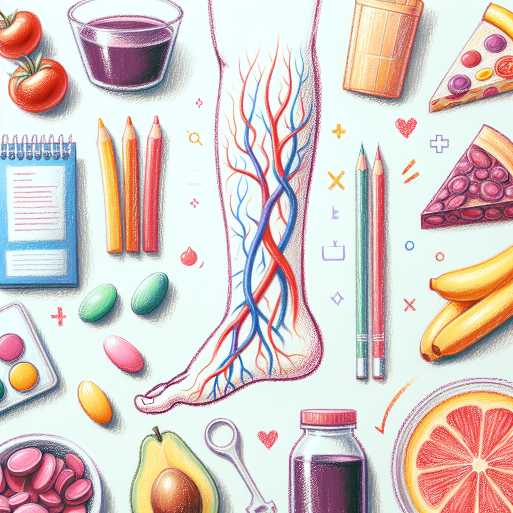 Pastelková ilustrace znázorňující téma: Zdraví a výživa