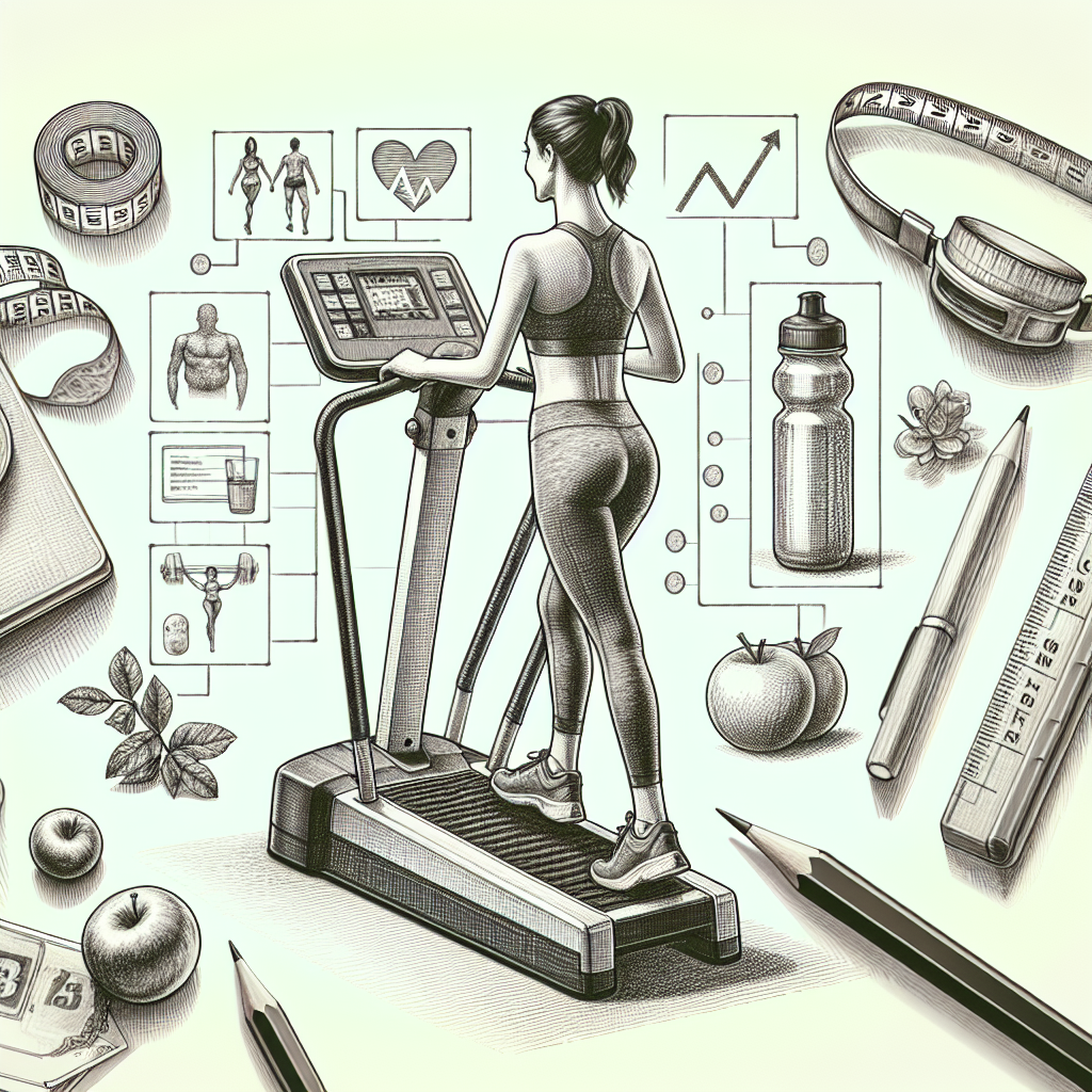 Pastelková ilustrace znázorňující téma: Fitness