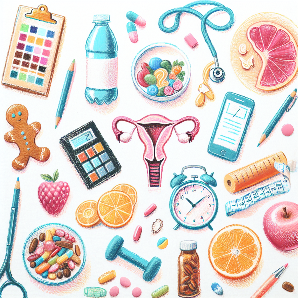 Pastelková ilustrace znázorňující téma: Zdraví a wellness