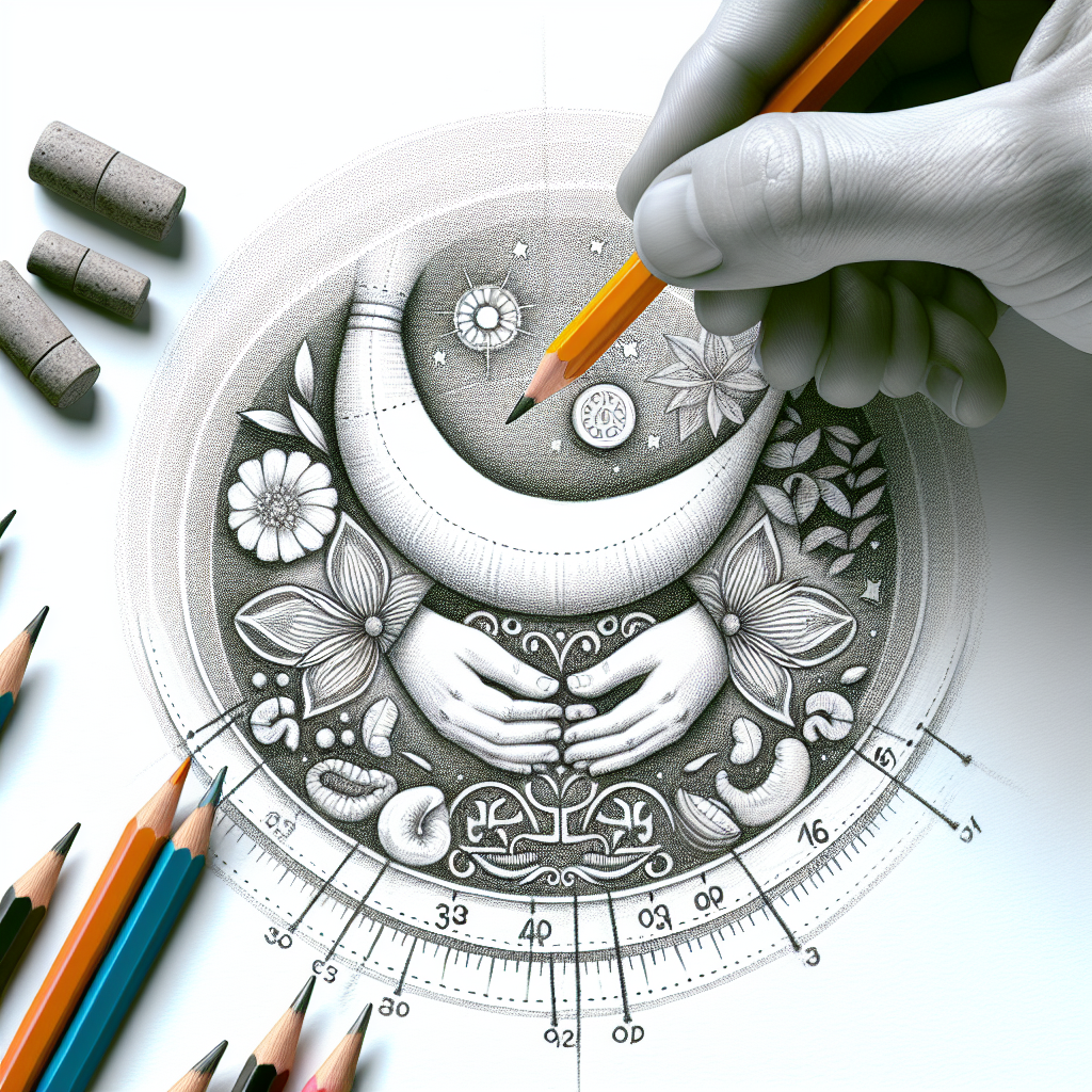 Pastelková ilustrace znázorňující téma: Zdraví a wellness