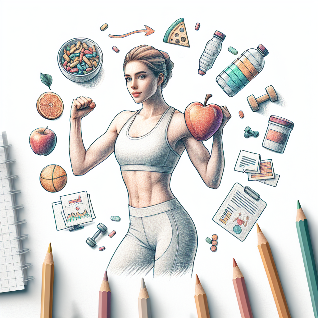 Pastelková ilustrace znázorňující téma: Cvičení