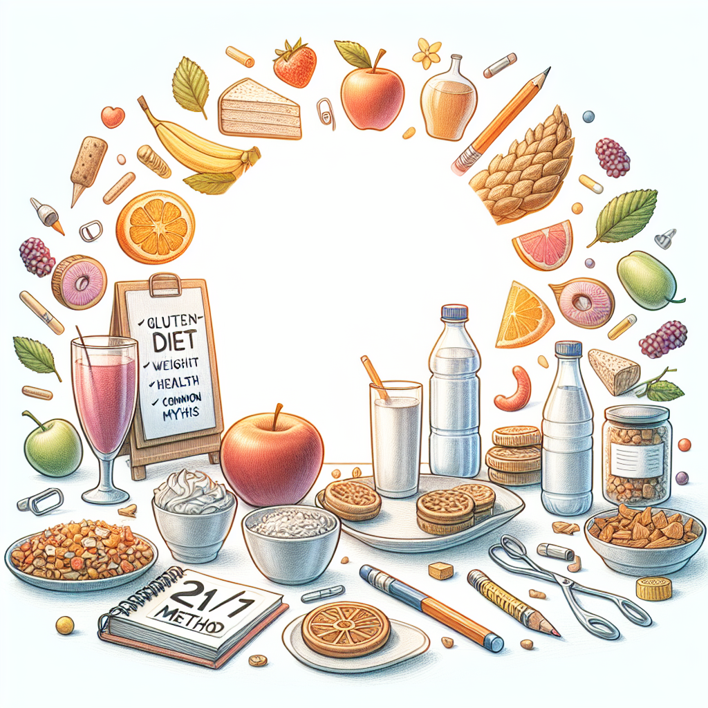 Pastelková ilustrace znázorňující téma: Diety