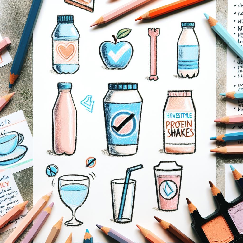 Pastelková ilustrace znázorňující téma: Diety a hubnutí