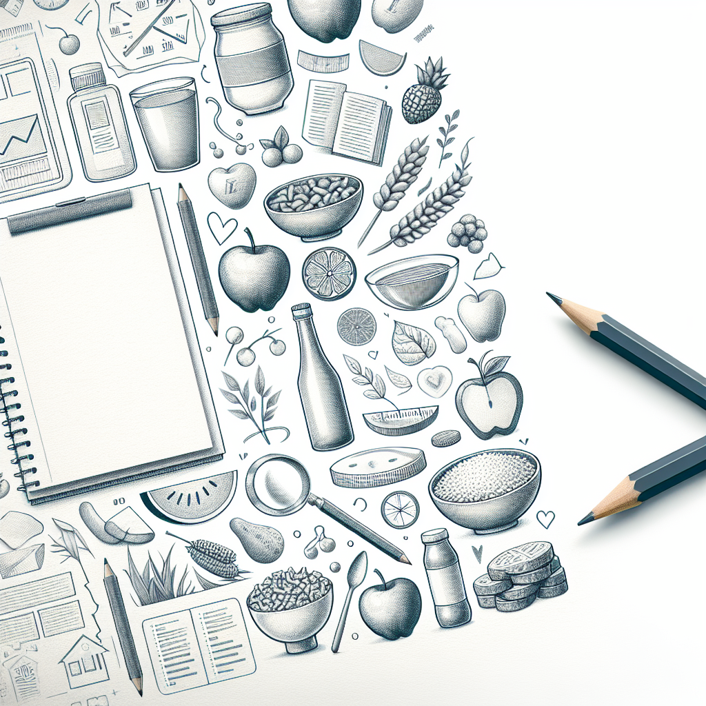 Pastelková ilustrace znázorňující téma: Zdravé stravování