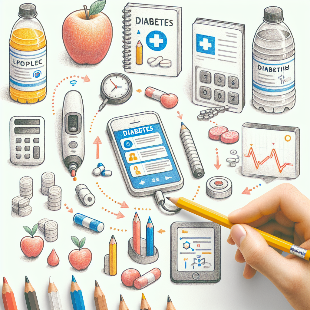 Pastelková ilustrace znázorňující téma: Cukrovka
