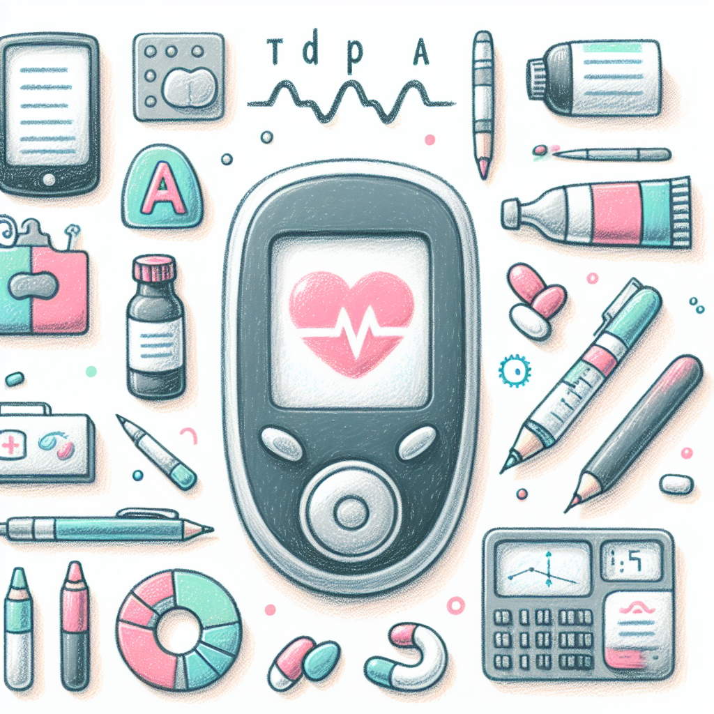 Pastelková ilustrace znázorňující téma: Cukrovka