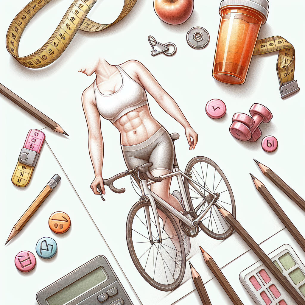 Pastelková ilustrace znázorňující téma: Cyklistika