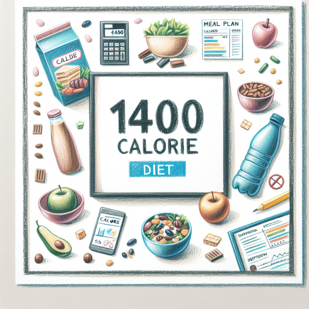 Pastelková ilustrace znázorňující téma: Diety