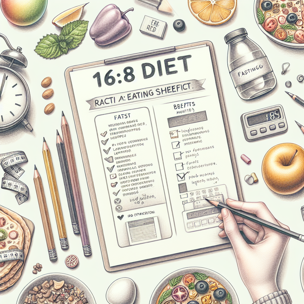 Dieta 16:8: Praktický jídelníček a přínosy pro zdraví