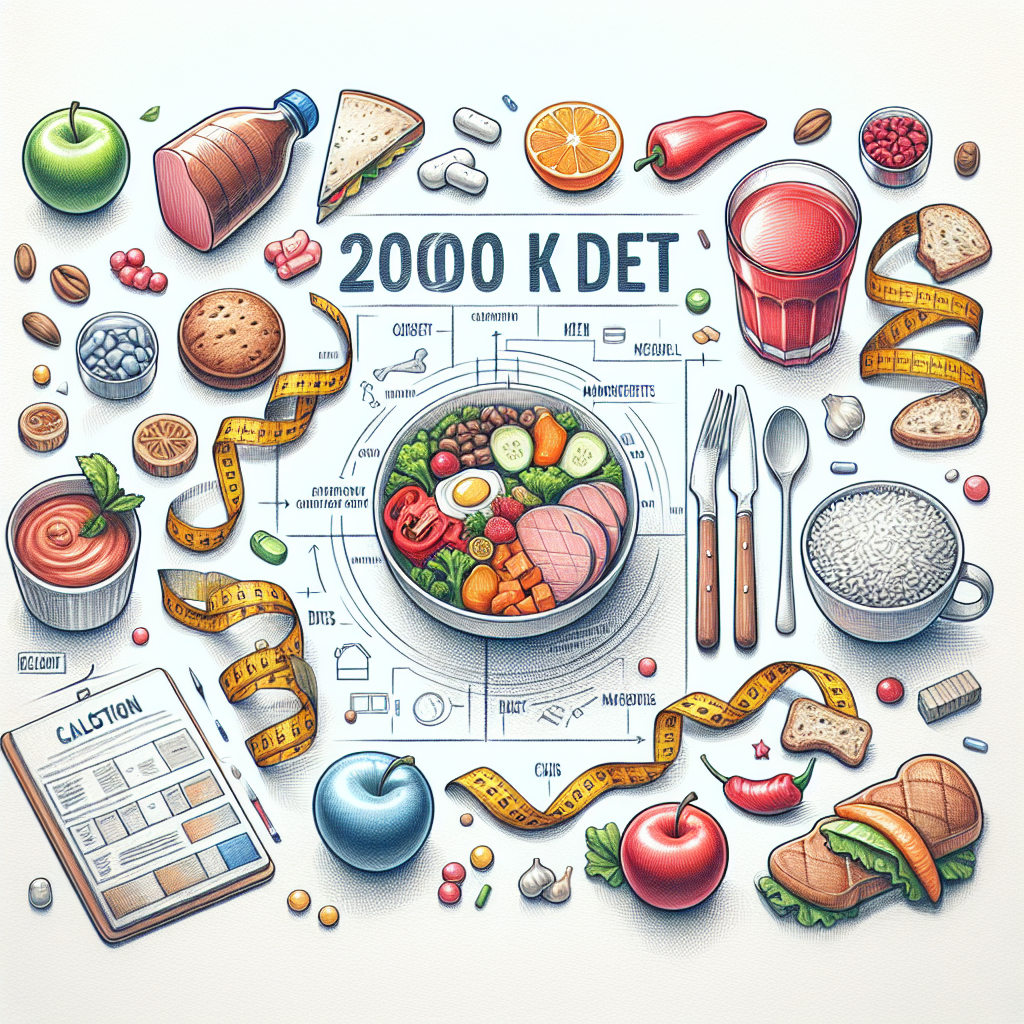 Dieta 2000 kcal: Účinný jídelníček pro zdravou váhu