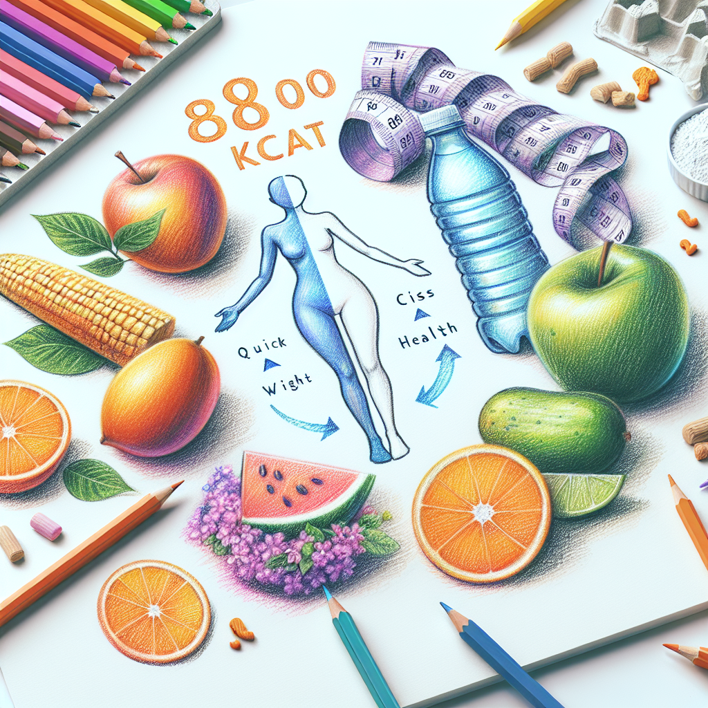 Dieta 800 kcal: Rychlá redukce hmotnosti s důrazem na zdraví