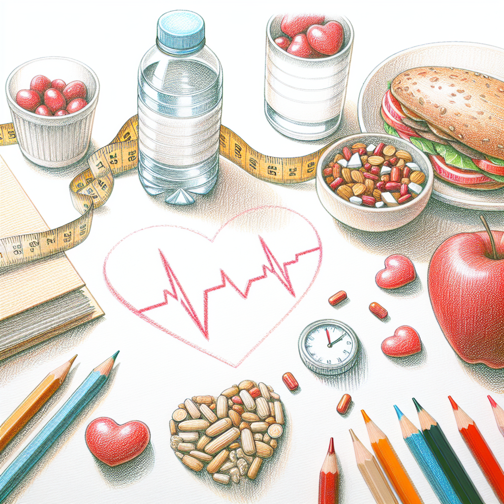 Pastelková ilustrace znázorňující téma: Zdraví