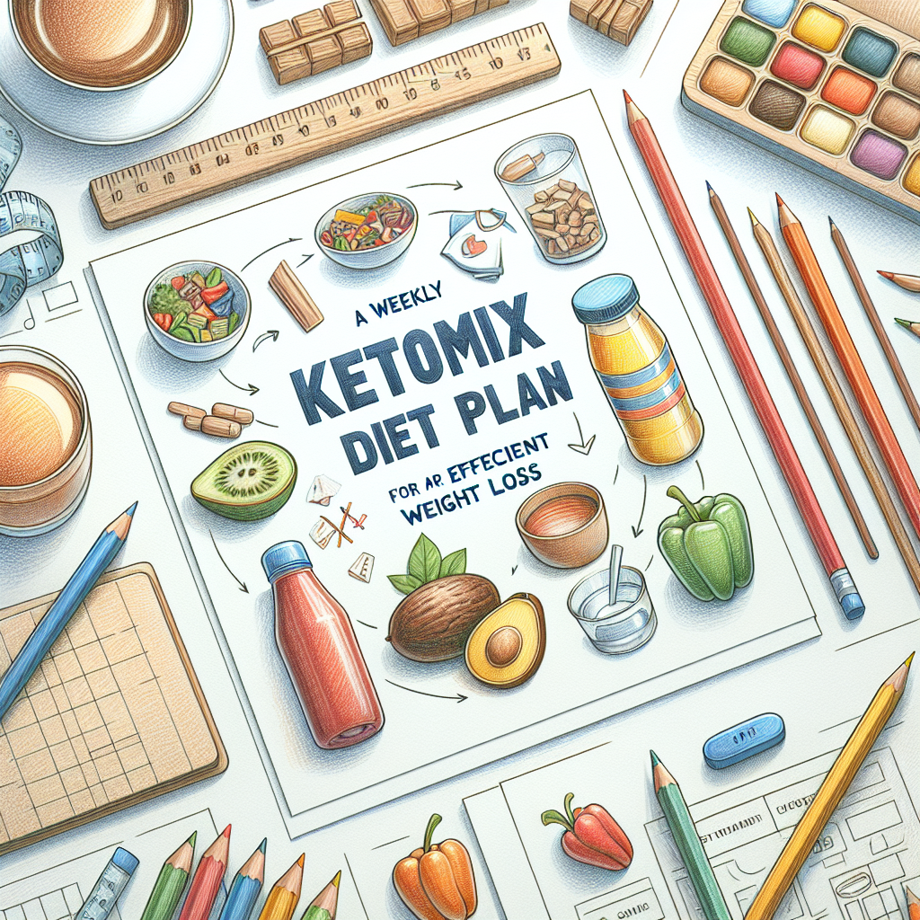 Týdenní plán diety Ketomix pro efektivní hubnutí