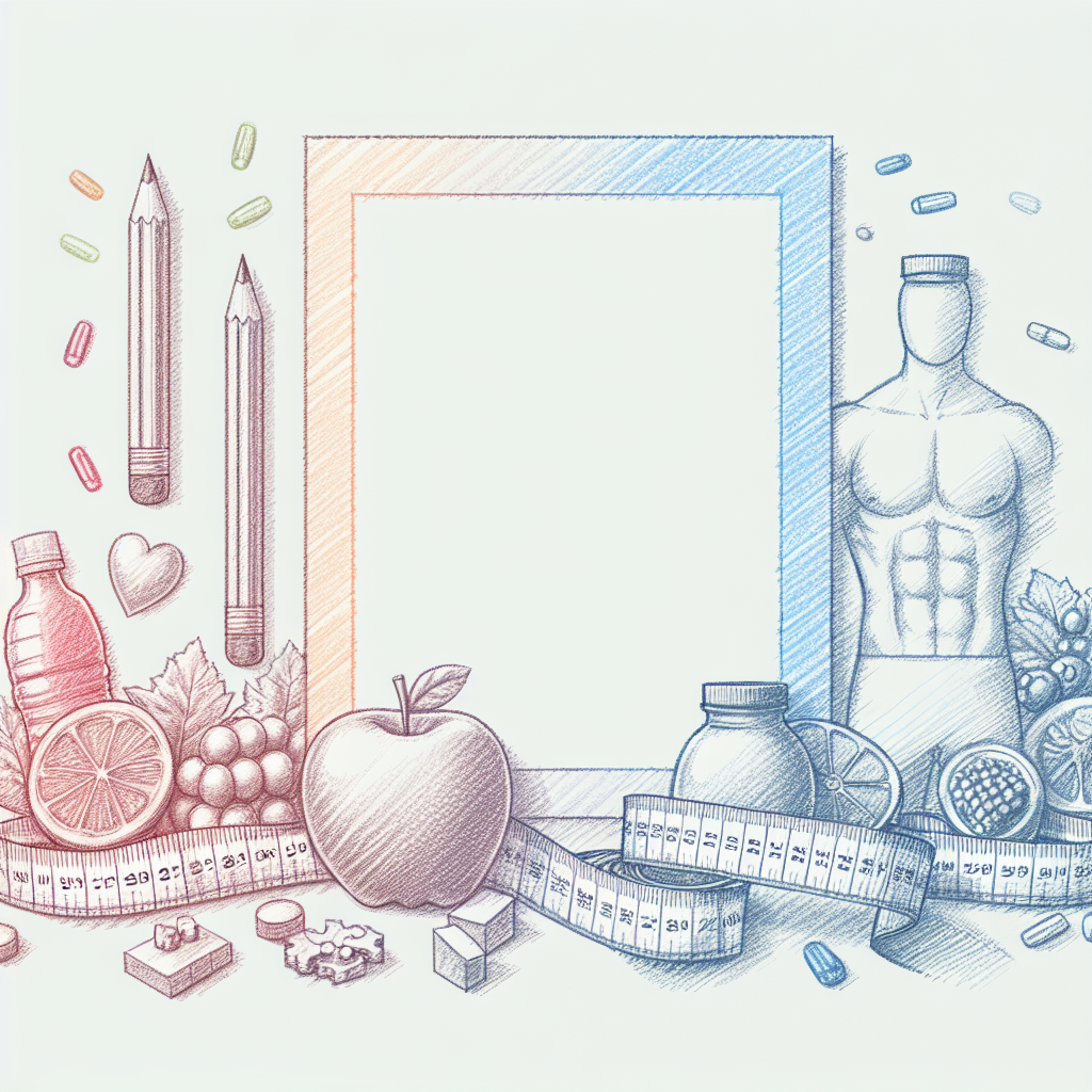 Pastelková ilustrace znázorňující téma: Zdraví