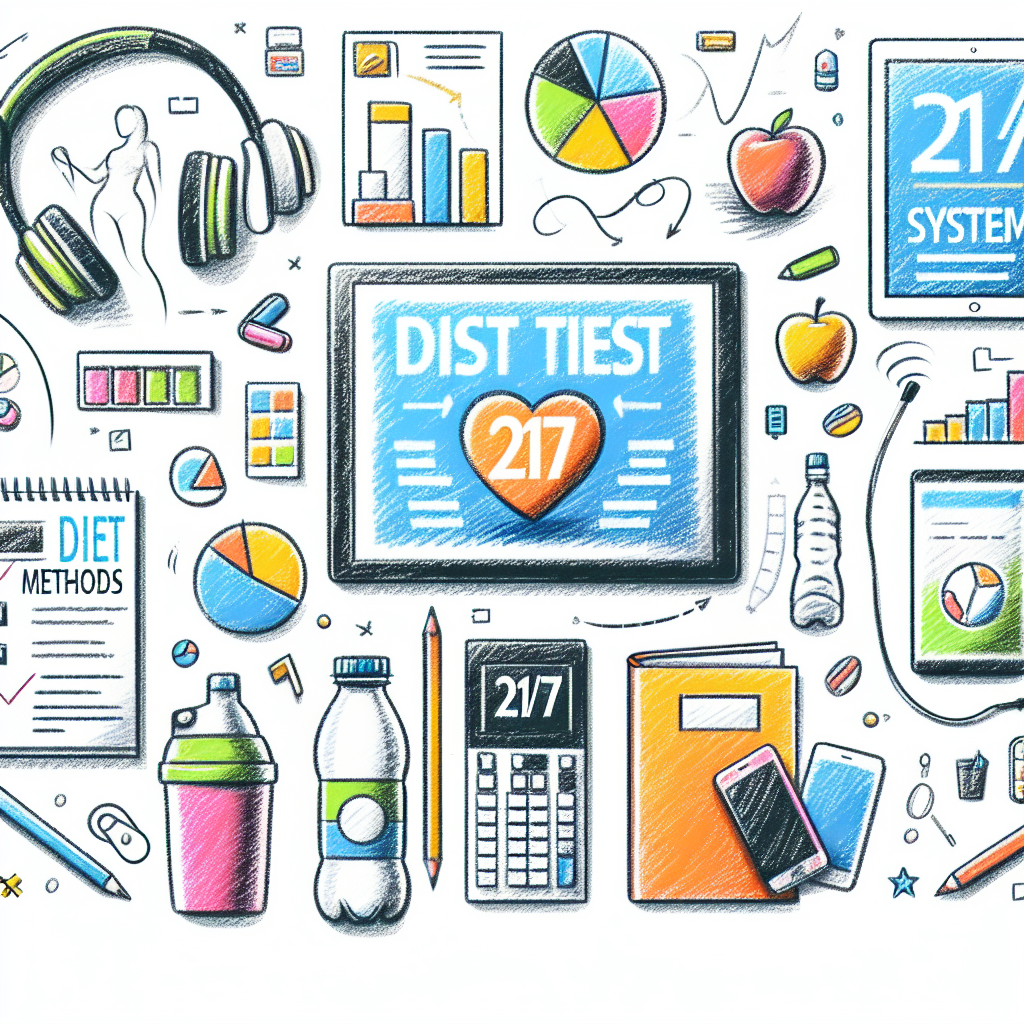 Pastelková ilustrace znázorňující téma: Diety