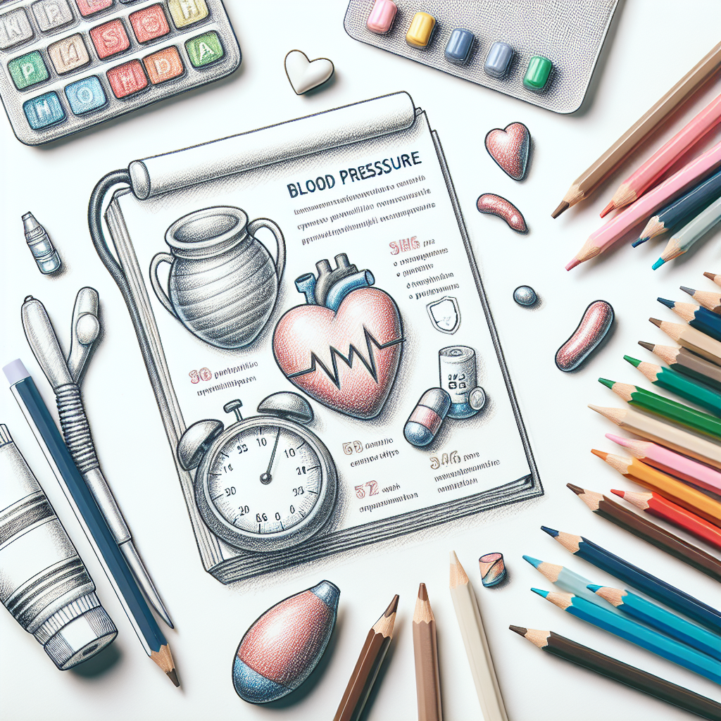 Pastelková ilustrace znázorňující téma: Kardiovaskulární zdraví