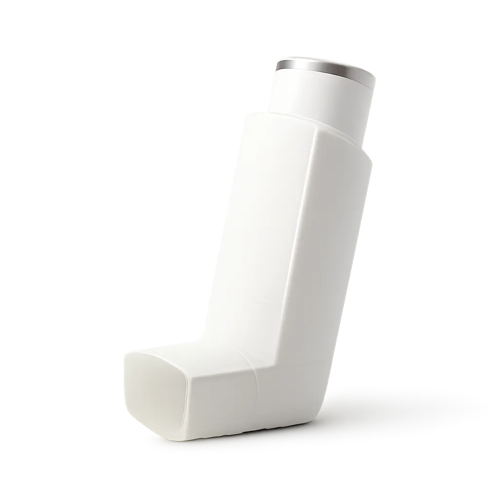 Ilustrace znázorňující téma: Astma