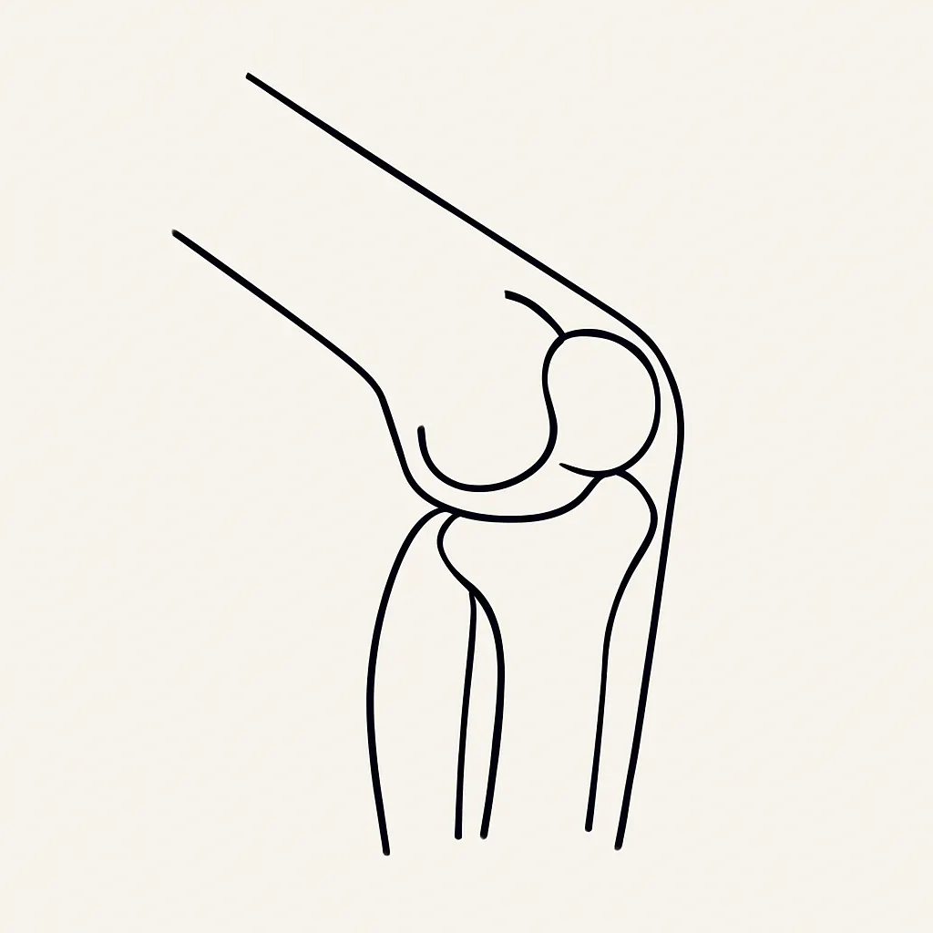 Ilustrace znázorňující téma: Artróza kolene: Jak zvládat noční bolest