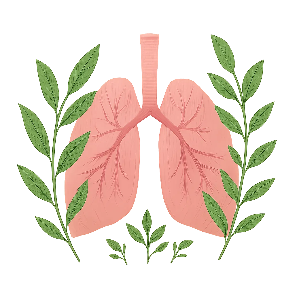 Ilustrace znázorňující téma: Astma
