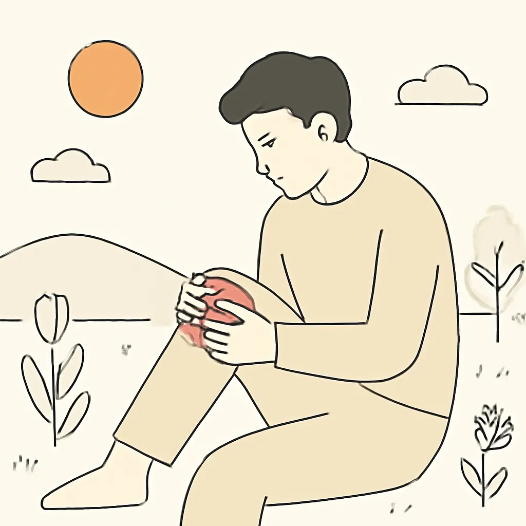 Ilustrace znázorňující téma: Jak zvládnout bolest kloubů na jaře?