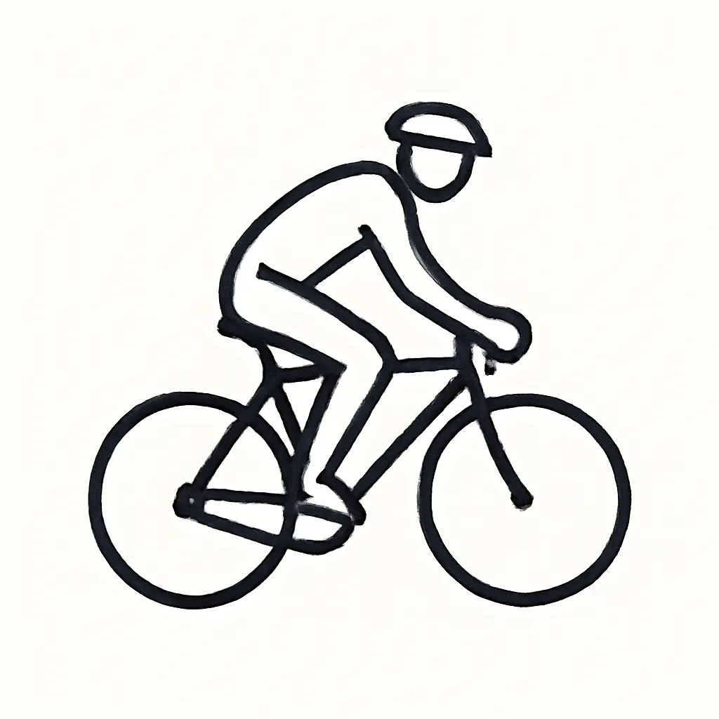 Ilustrace znázorňující téma: Jak odstranit bolest krční páteře způsobenou cyklistikou