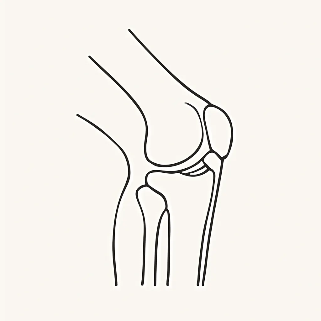 Ilustrace znázorňující téma: Edém kostní dřeně v koleni: příčiny, symptomy a řešení