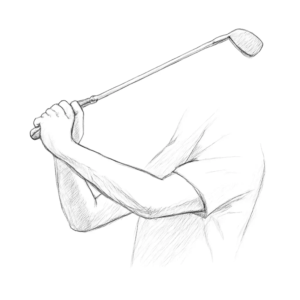 Ilustrace znázorňující téma: Jak rozpoznat a testovat golfový loket?