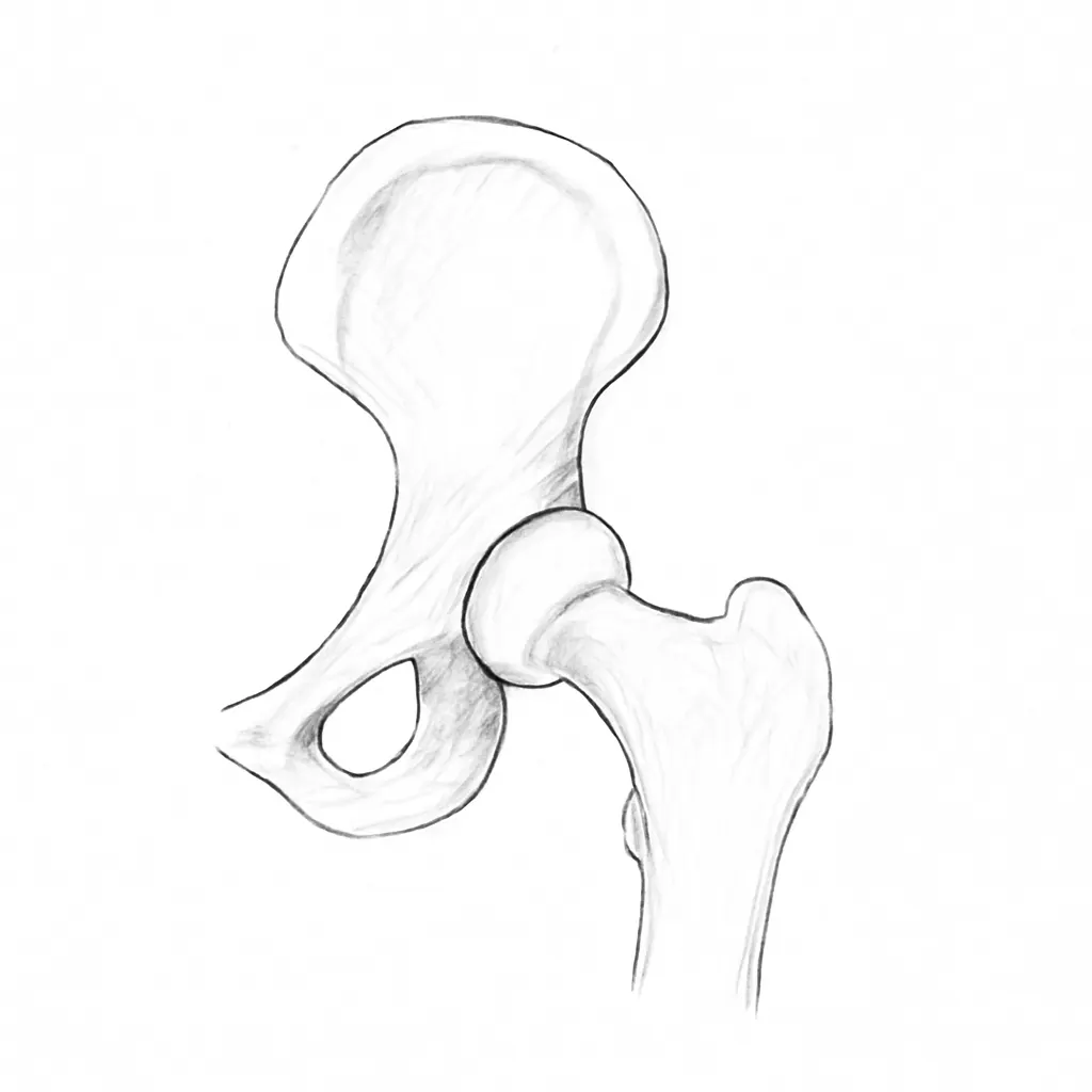 Ilustrace znázorňující téma: Osteopenie kyčle: Jak na prevenci a péči