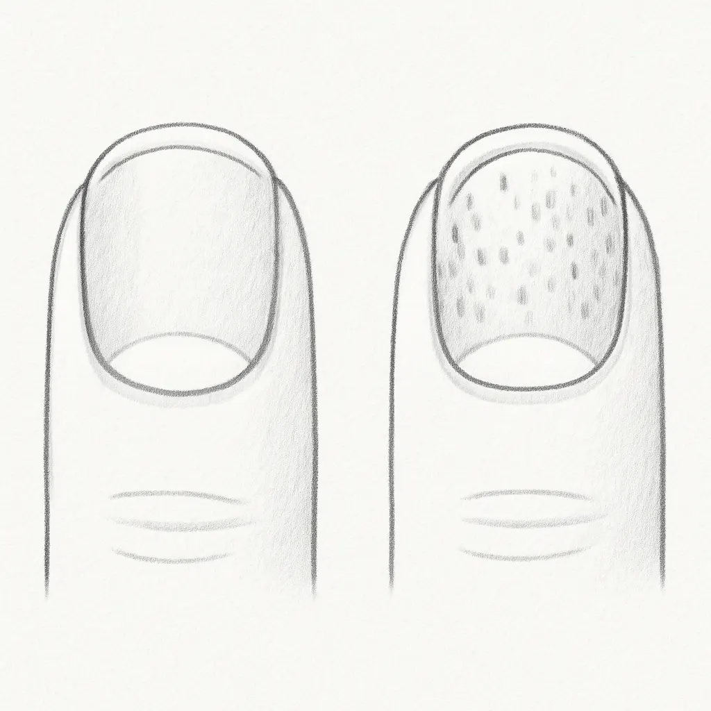 Ilustrace znázorňující téma: Psoriatická artritida a její vliv na nehty
